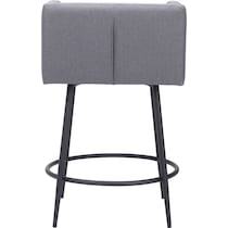 keppel gray counter height stool   