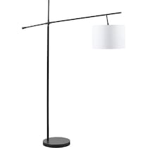 kerensa oil rubbed bronze cream floor lamp   