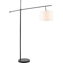 kerensa oil rubbed bronze cream floor lamp   