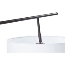 kerensa oil rubbed bronze cream floor lamp   