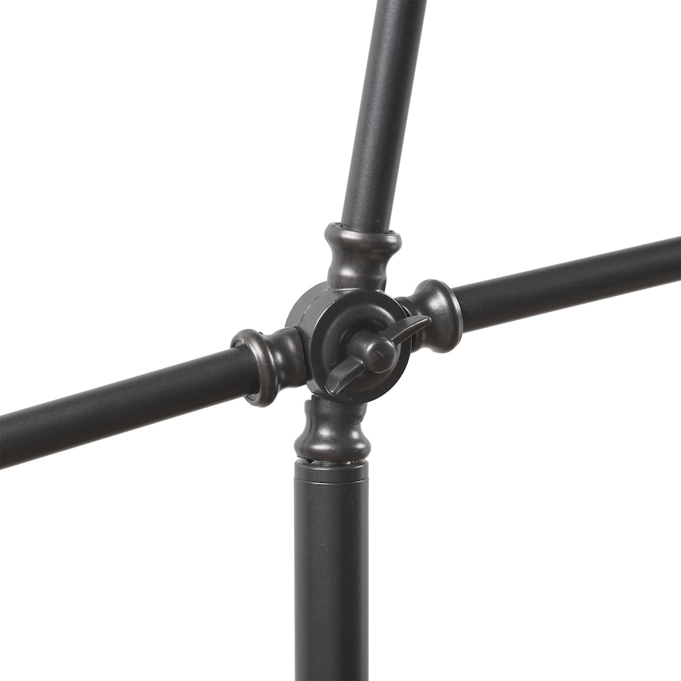 kerensa oil rubbed bronze cream floor lamp   