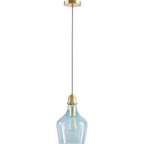 kern blue pendant light   