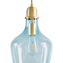 kern blue pendant light   