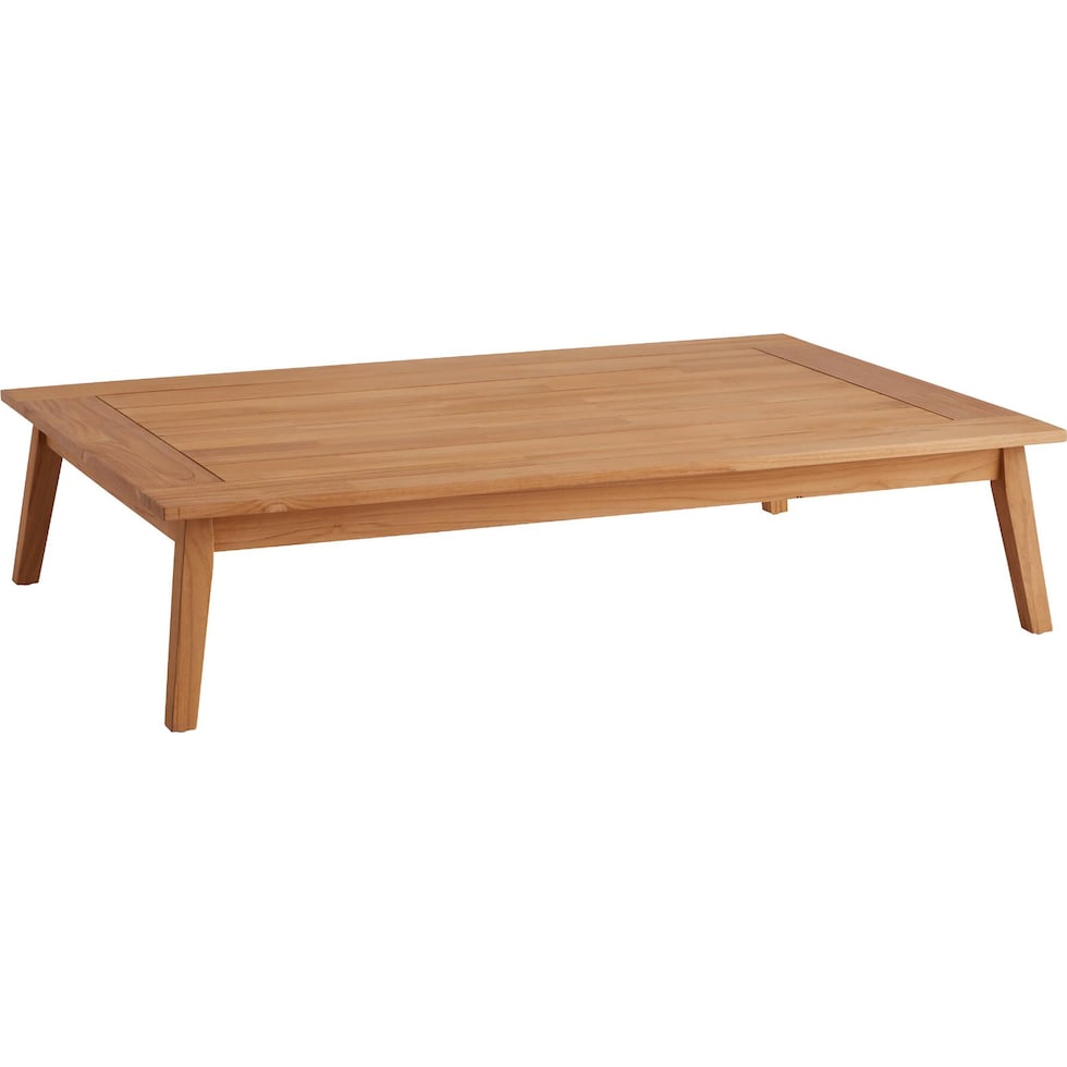 key west light brown outdoor coffee table   