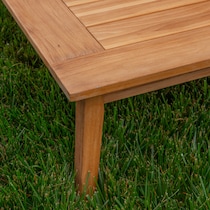 key west light brown outdoor coffee table   