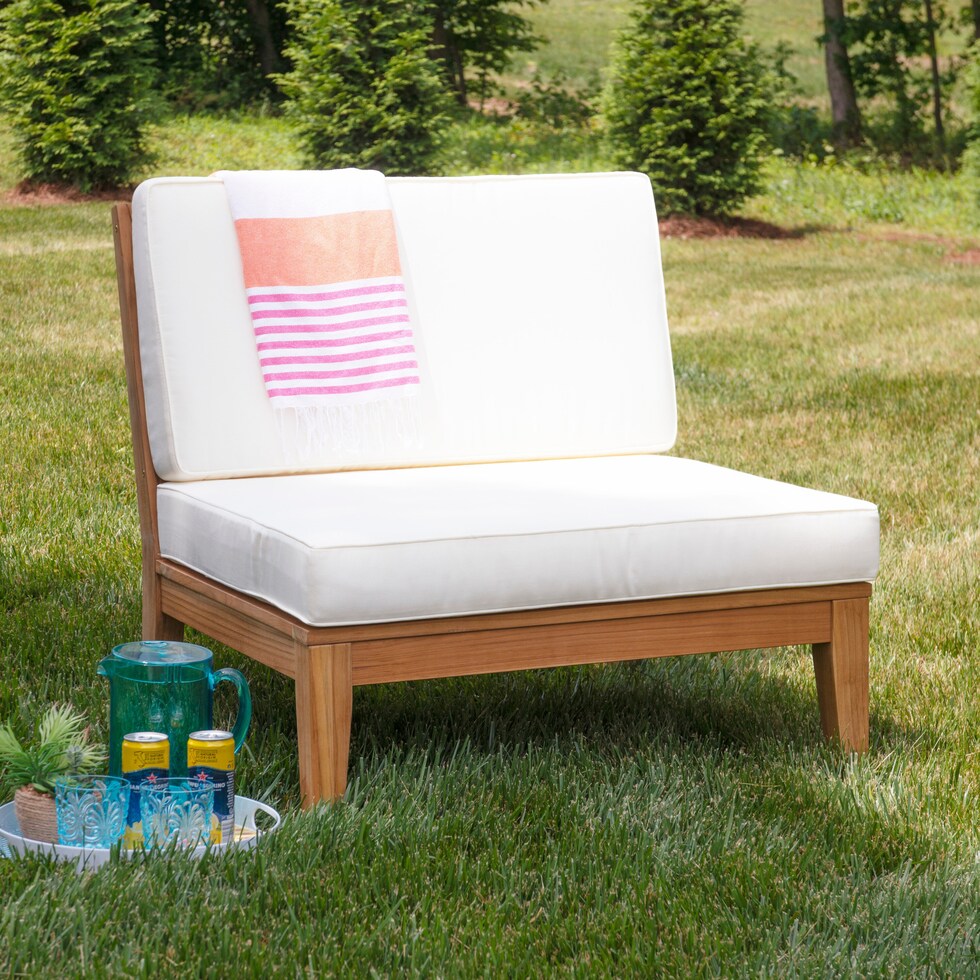 key west natural antique white outdoor chair   