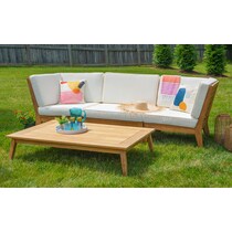 key west natural antique white outdoor chair   