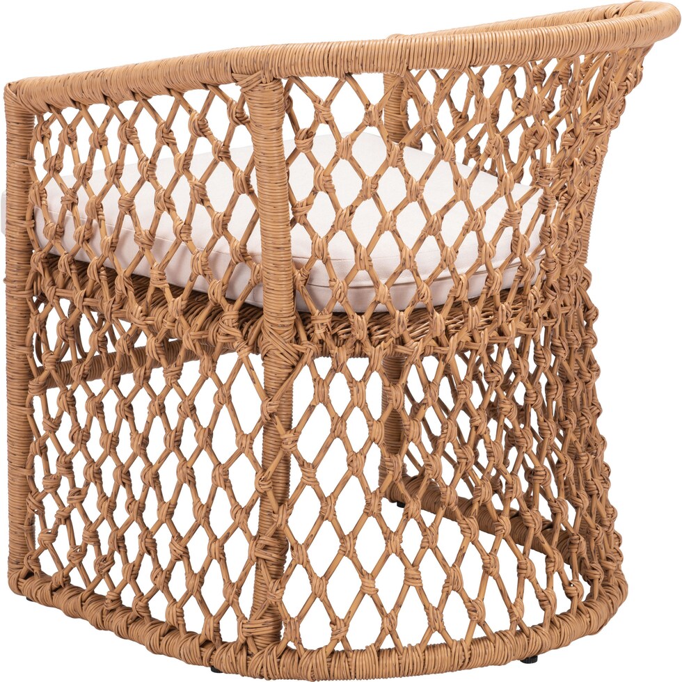 key west tan cream outdoor chair   
