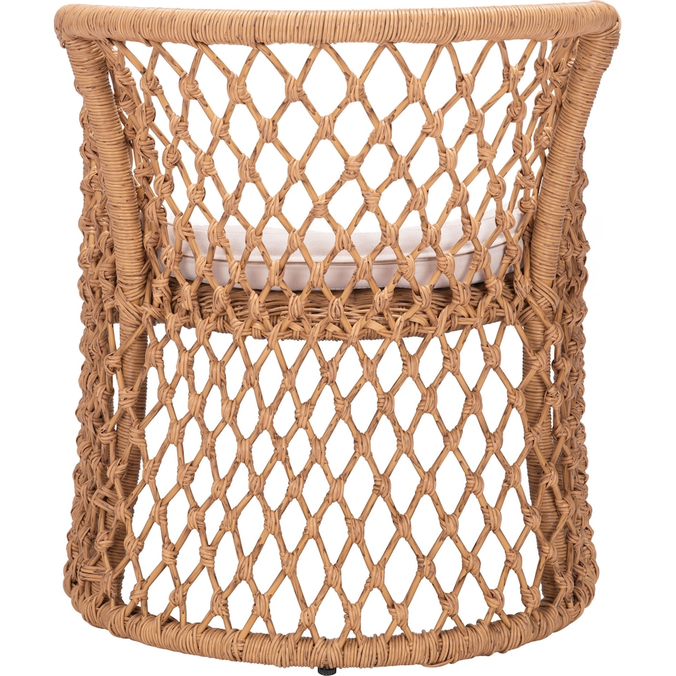key west tan cream outdoor chair   