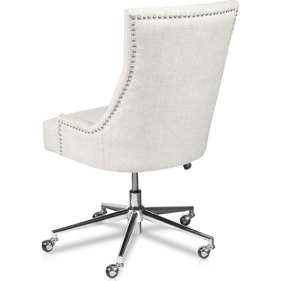 kiara beige office chair   