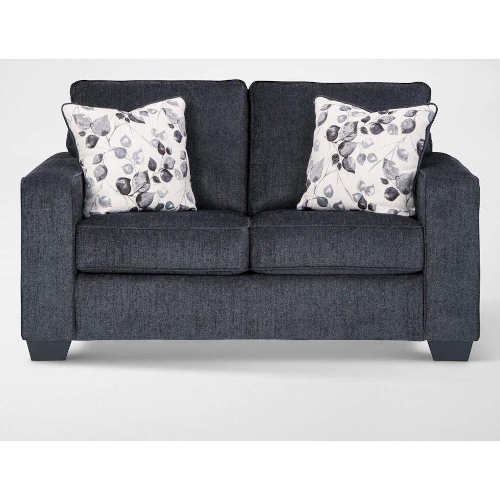 kiara gray loveseat   