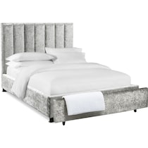 kiera gray queen storage bed   