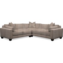 kiley beige  pc sectional   