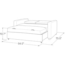kimberly blue sofa bed   