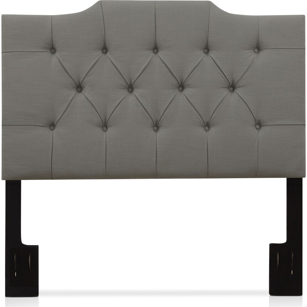 kimberly gray full queen headboard   