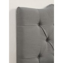 kimberly gray full queen headboard   