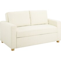 kimberly white sofa bed   