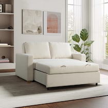 kimberly white sofa bed   