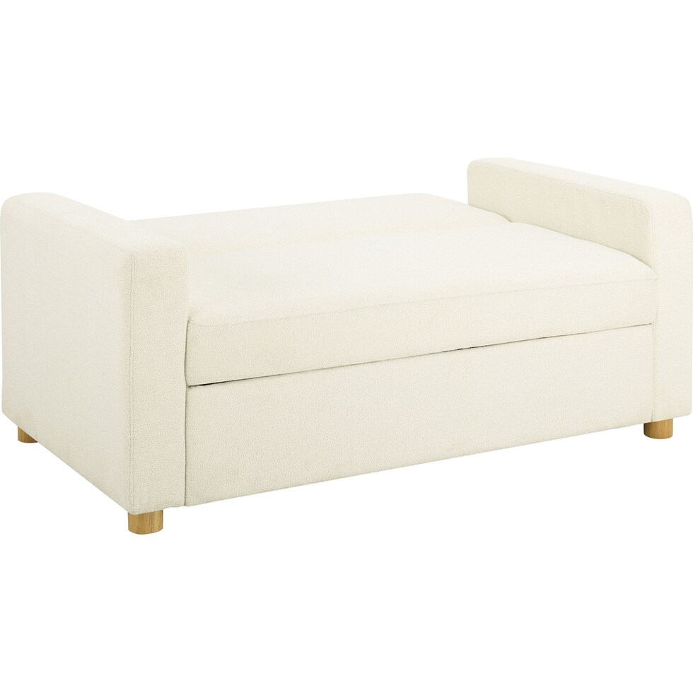 kimberly white sofa bed   