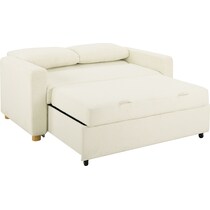 kimberly white sofa bed   