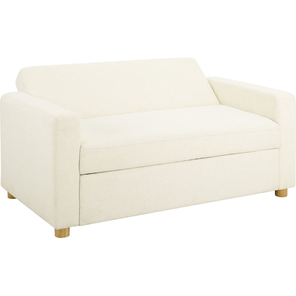 kimberly white sofa bed   