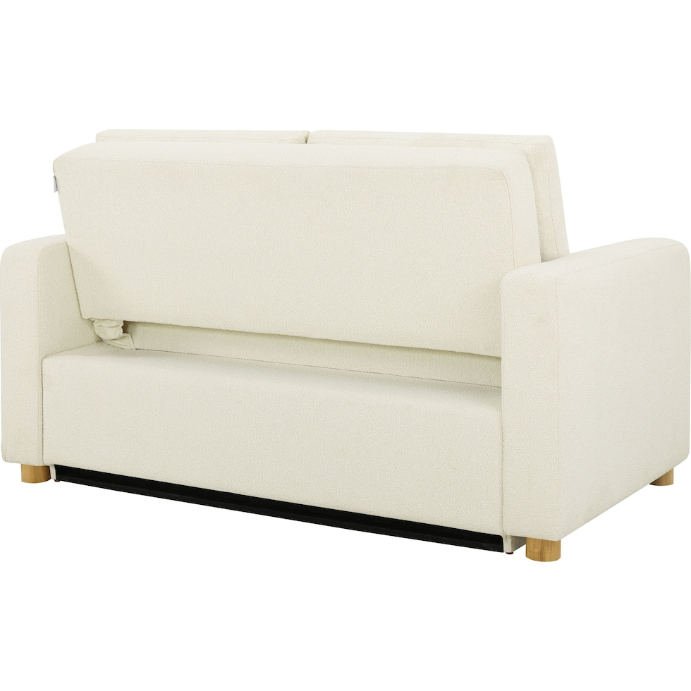kimberly white sofa bed   