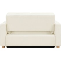 kimberly white sofa bed   
