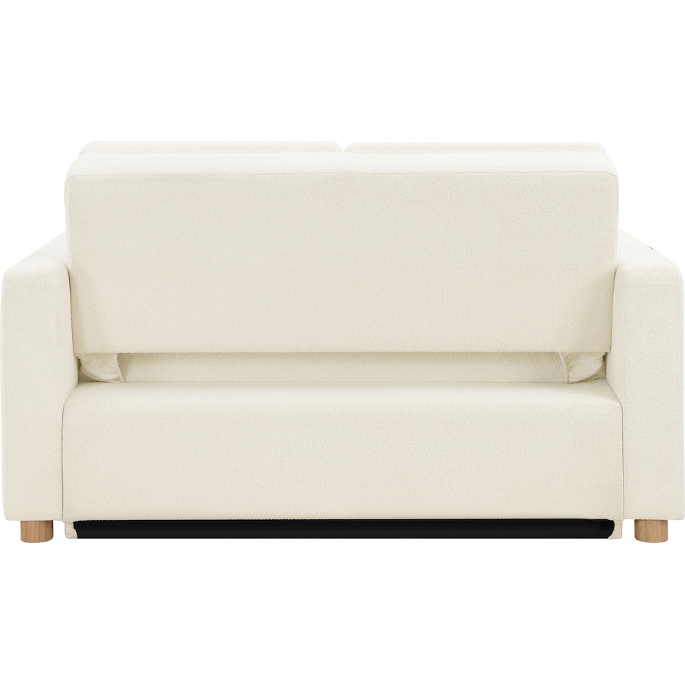 kimberly white sofa bed   