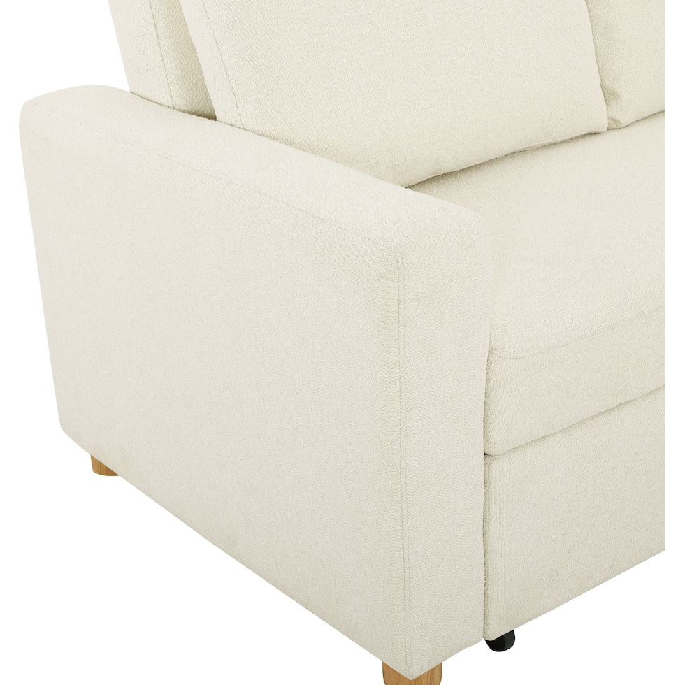kimberly white sofa bed   