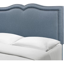 kimbra blue queen bed   
