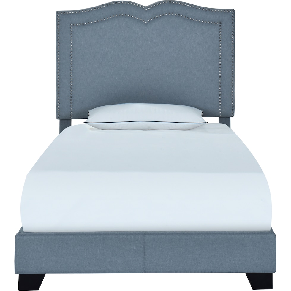 kimbra blue twin bed   