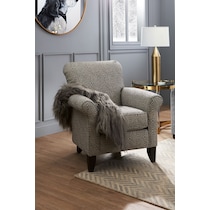 kingston black accent chair   