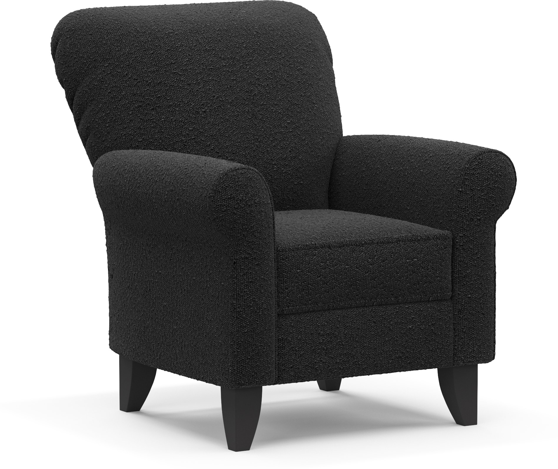 Kingston Accent Chair Bloke Obsidian American Signature Furniture