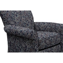 kingston blue accent chair   