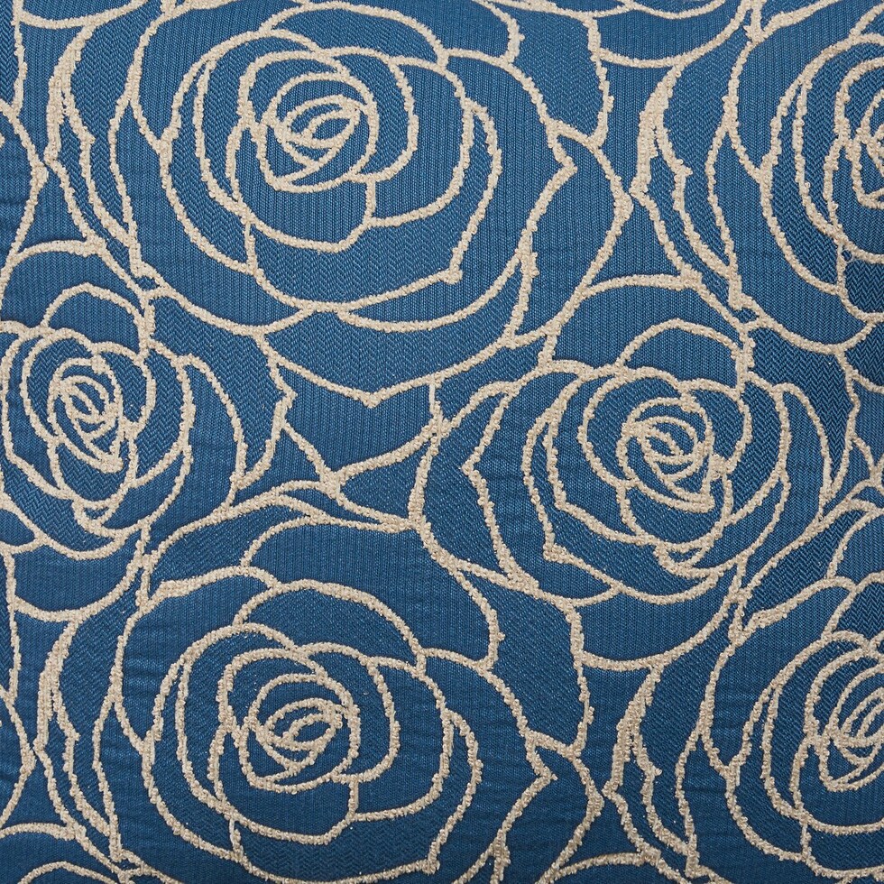 kingston blue accent chair   