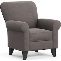 kingston gray accent chair   