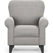 kingston gray accent chair   