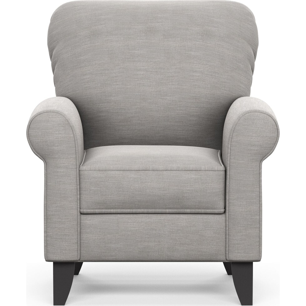 kingston gray accent chair   