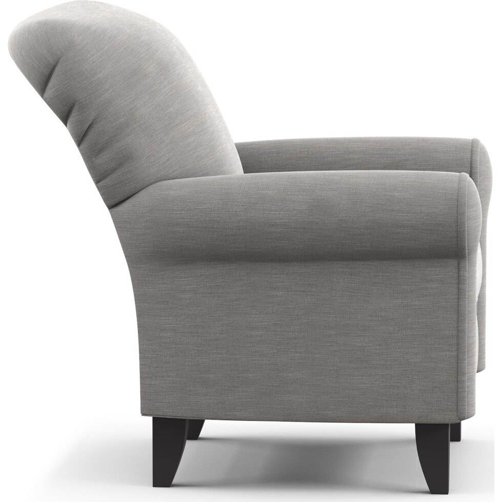 kingston gray accent chair   