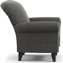 kingston gray accent chair   