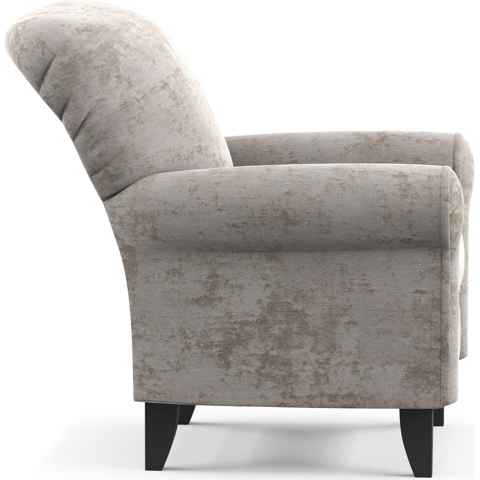 kingston gray accent chair   