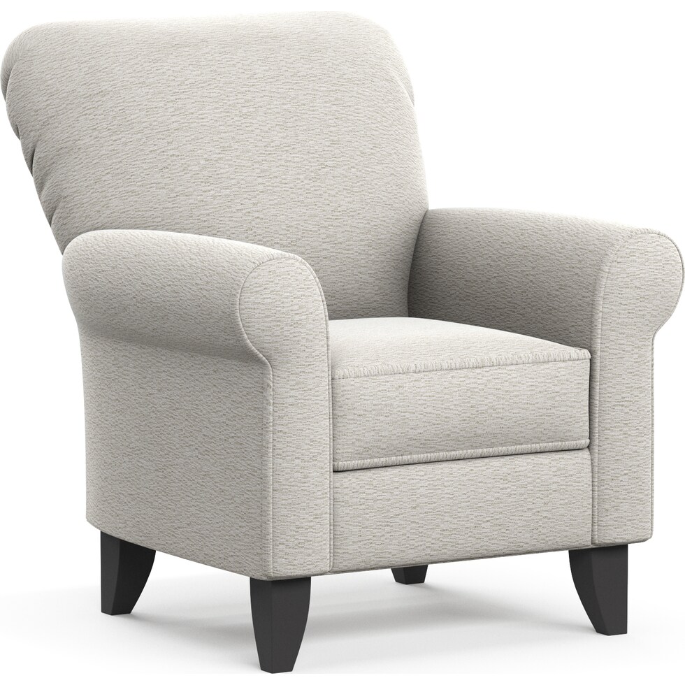 kingston gray accent chair   