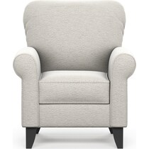 kingston gray accent chair   