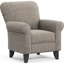 kingston gray accent chair   