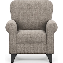 kingston gray accent chair   