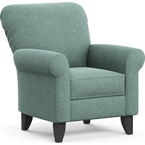 kingston green accent chair   