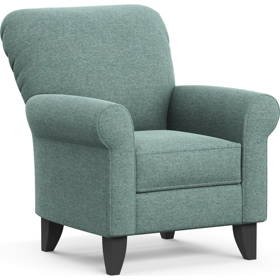 kingston green accent chair   