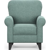 kingston green accent chair   