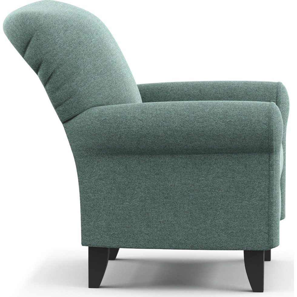 kingston green accent chair   