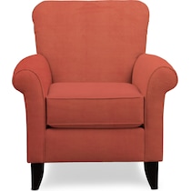 kingston orange accent chair   